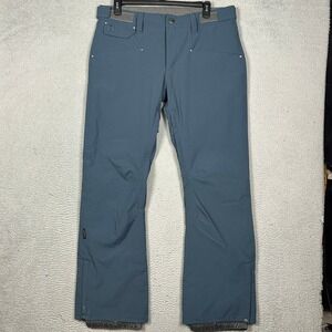 Turbine Pants Mens XL Blue Straight Ski Snowboard Adjustable Waist 5 Pocket EUC